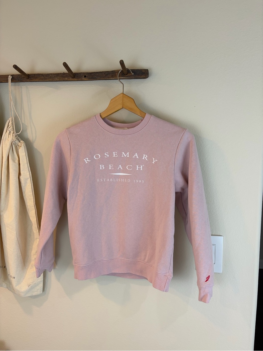 League Kids Rosemary Beach Sweatshirt Youth Large Pink Florida